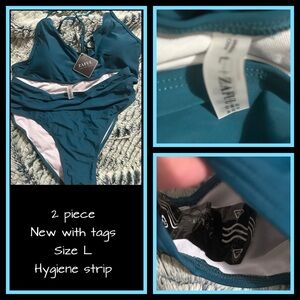 Zaful Teal Bikini Set